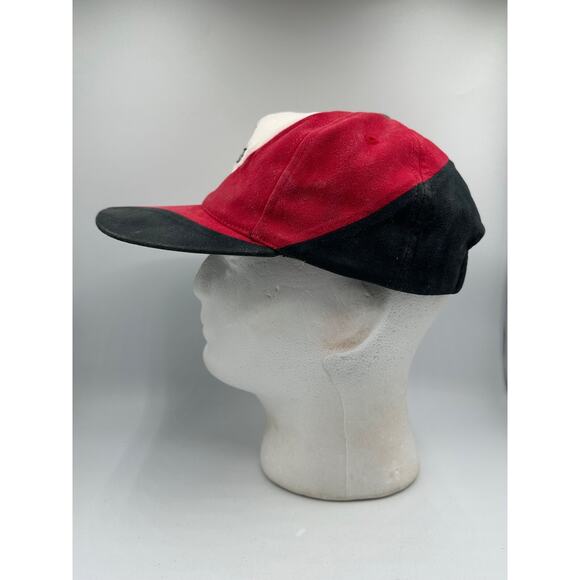 Walker Texas Ranger Cast & Crew Snap Back 90s Black White Red Swirl Adjustable - Picture 5 of 8